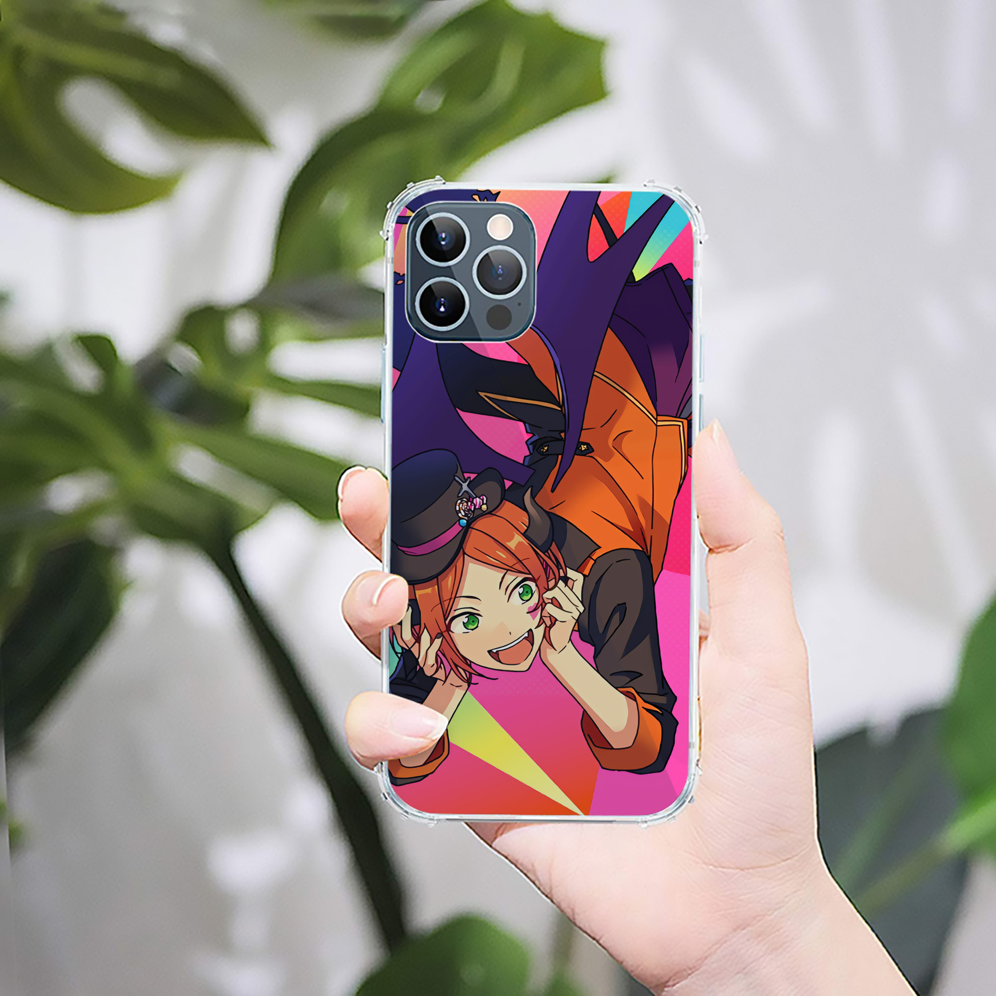 （画像用） あんさんぶるスターズ! Ensemble Stars 【iPhone 12シリーズ対応】透明スマホケース（クリアソフトケース）
